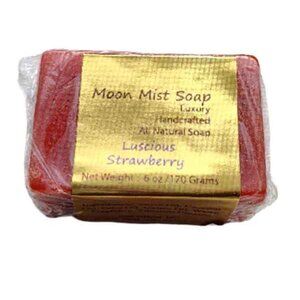 Luscious Strawberry Handcrafted Handmade Bar Soap 6 Ounce